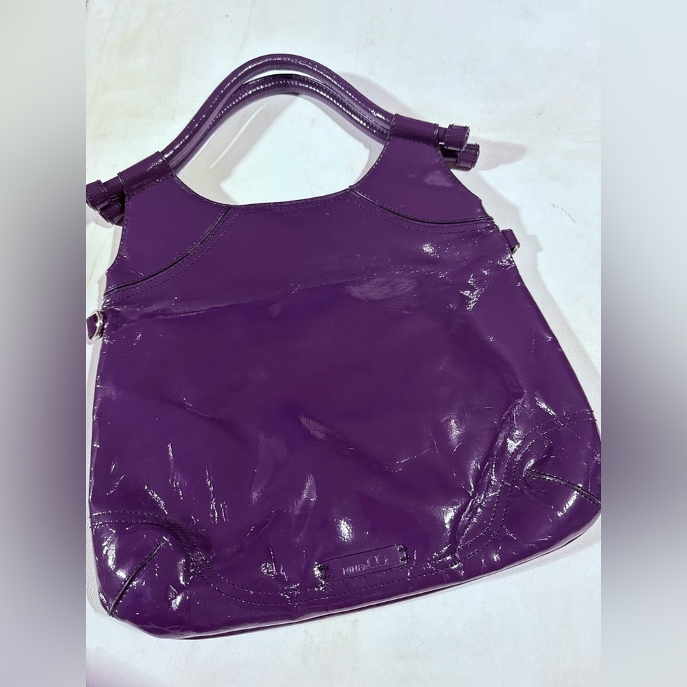 Nine & Co. Shiny Purple Shoulder Bag